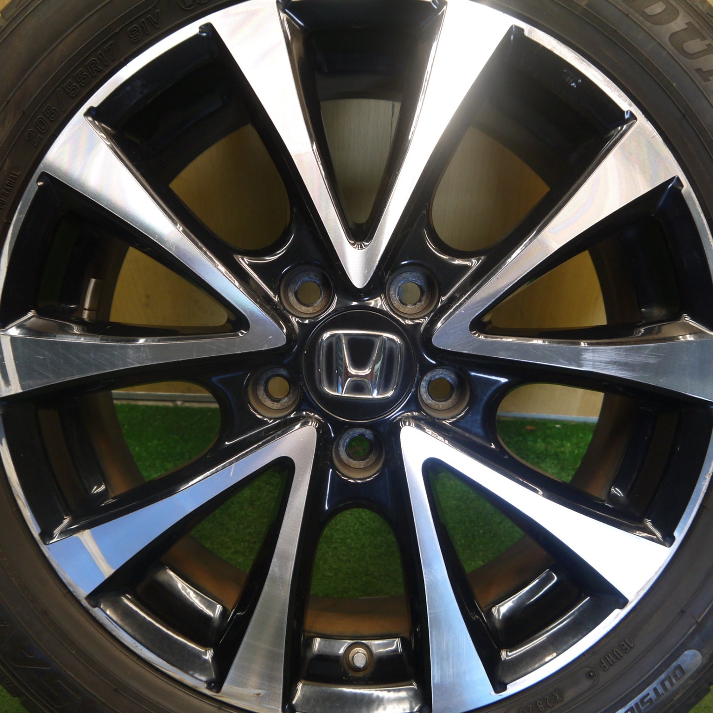 1本価格！23年◎ホンダ RK ステップワゴン スパーダ 純正 205/55R17 ダンロップ エナセーブ RV505 17インチ PCD114.3/5H◎6061204Hノ
