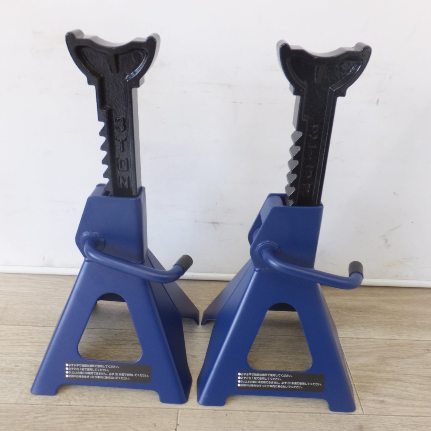 [送料無料] 美品★大自工業 メルテック Meltec ジャッキスタンド ヘビー FA-82 3t 2台入　高さ 約 290～415mm★