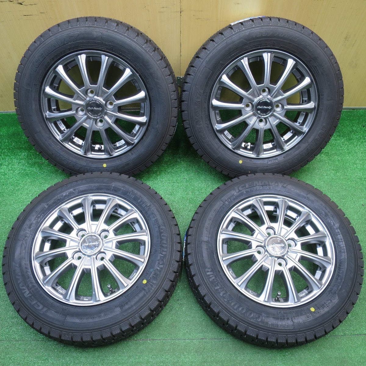 未使用！23年★スタッドレス 155/70R13 グッドイヤー アイスナビ7 Club Family クラブ ファミリー 13インチ PCD100/4H★5110509NJス