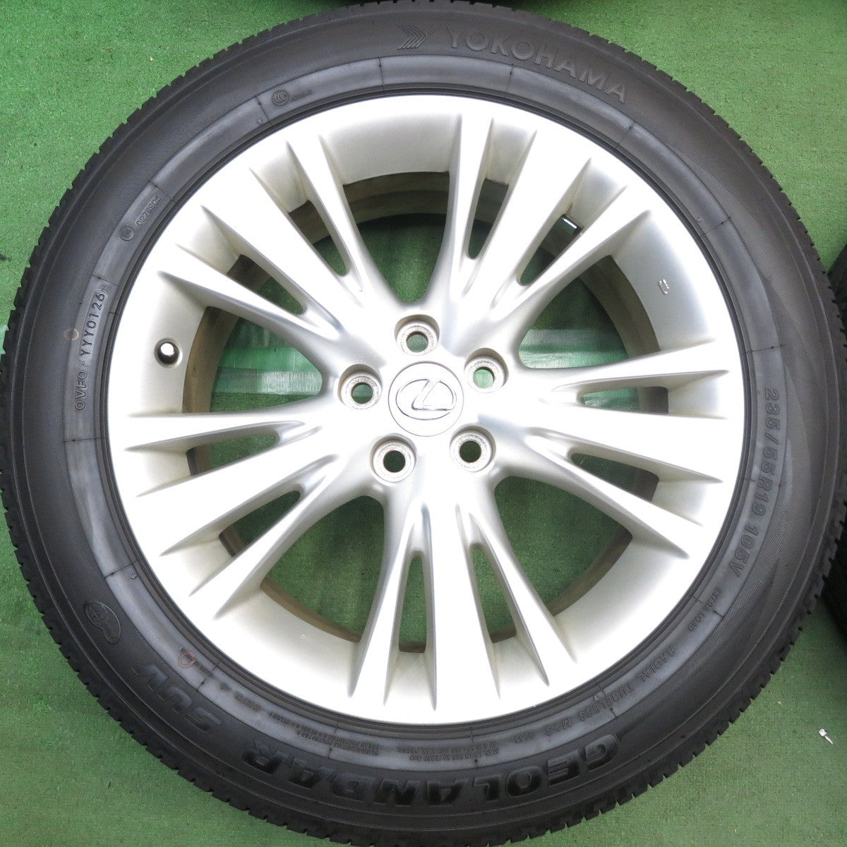 ほぼ未使用！26年◎レクサス RX 純正 235/55R19 ヨコハマ ジオランダー SUV 19インチ PCD114.3/5H◎6092706HAノ