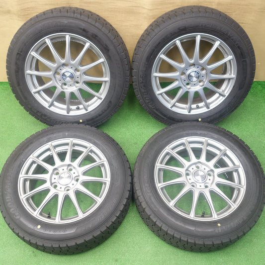 バリ溝！24年！キレイ！9.5分以上★スタッドレス 205/60R16 グッドイヤー アイスナビ7 ravrion LUMIERE ラブリオン 16インチ PCD114.3/5H★6022502KTス