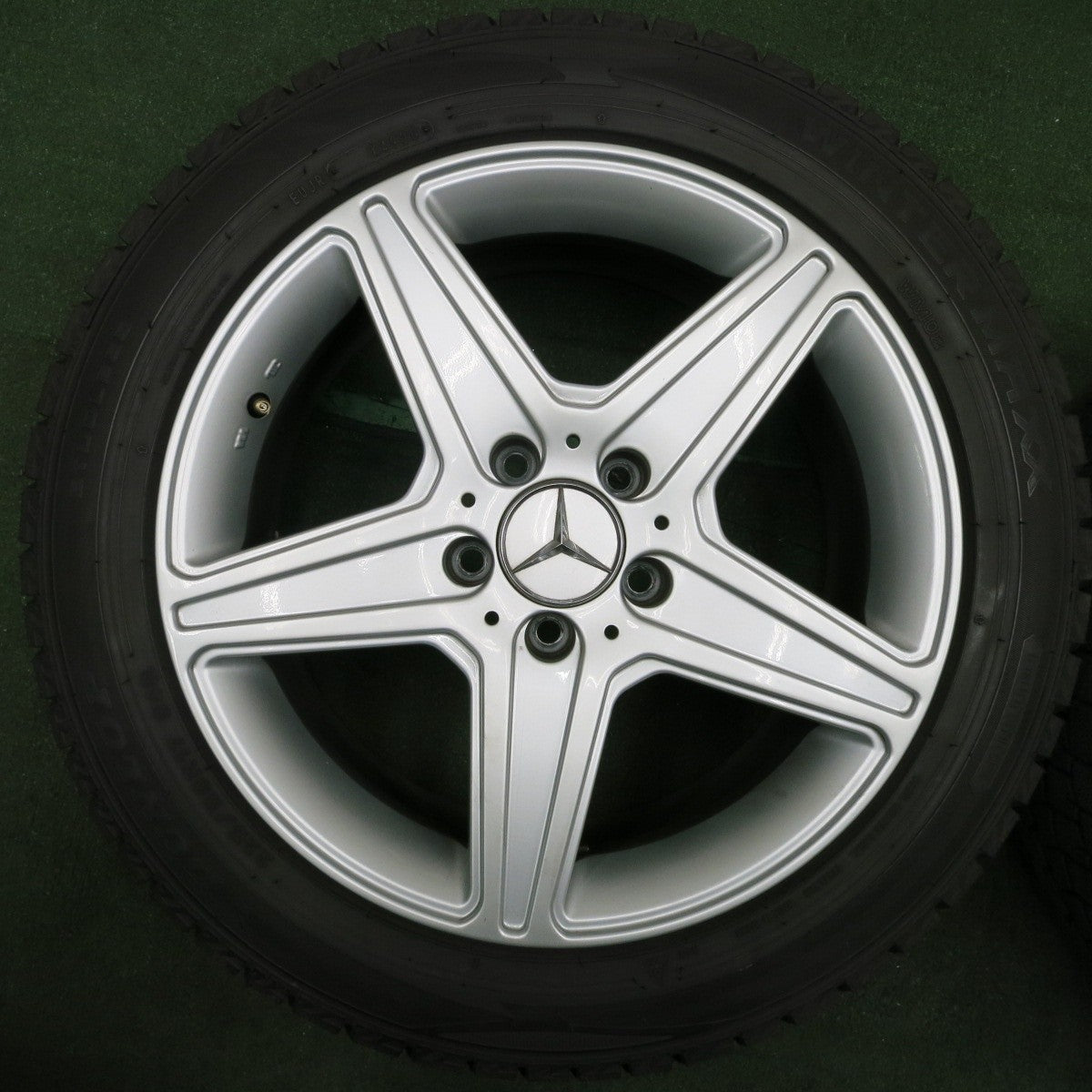 キレイ！20年★ベンツ 等 AGA 225/50R17 スタッドレス ダンロップ ウインターマックス WM02 17インチ PCD112/5H★4033002NJス