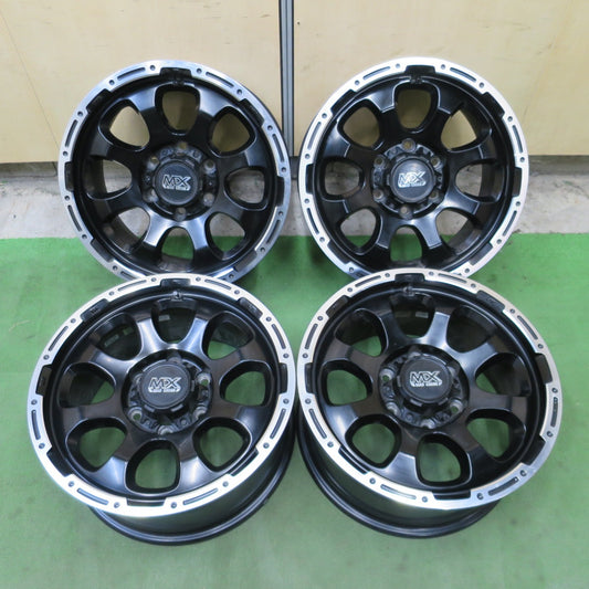 4本価格◎MX MAD CROSS 17インチ ホイール マッドクロス 17×8J PCD139.7/6H◎6081201NGホ