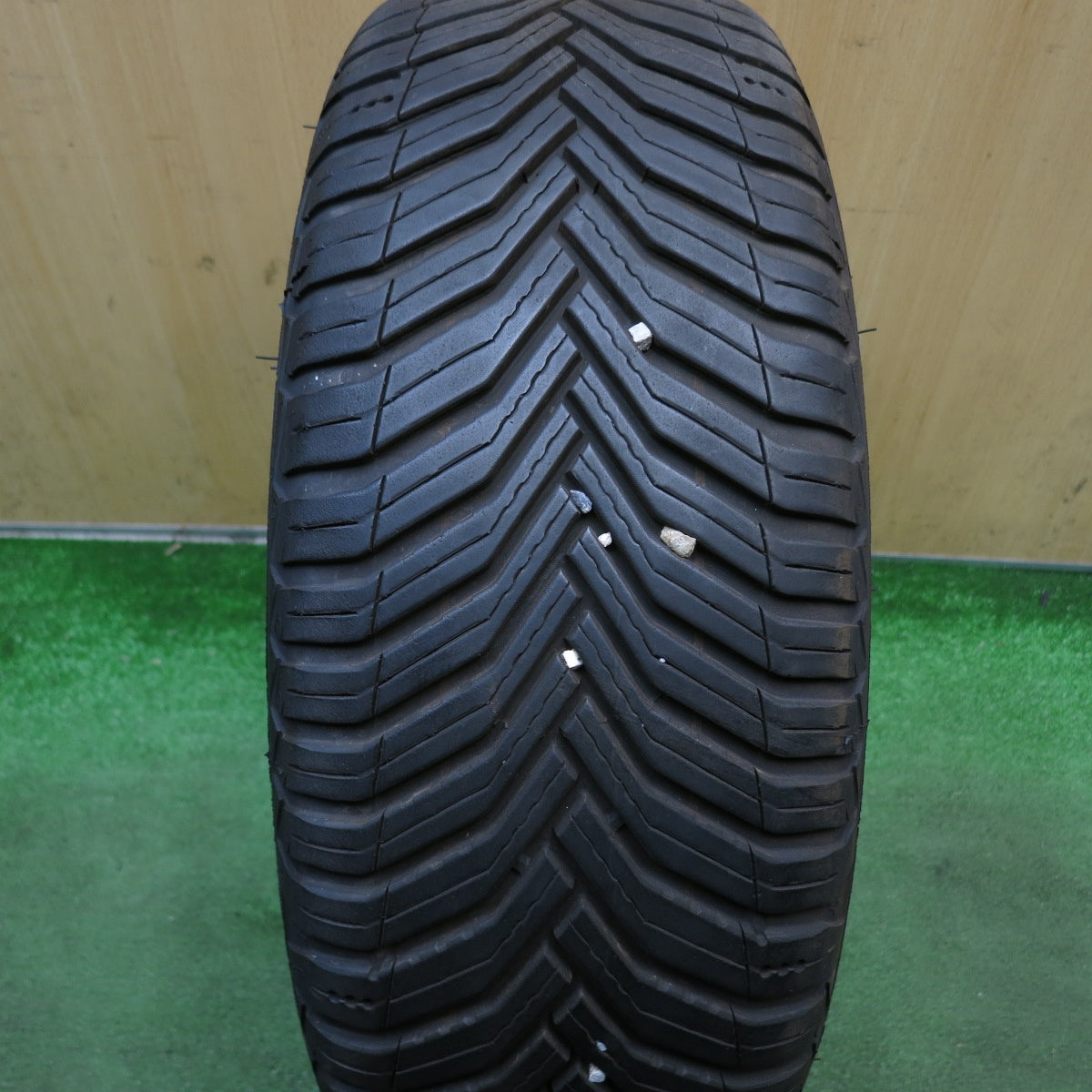 バリ溝！25年！8.5分！1本◎ホンダ フィット 純正 185/55R16 ミシュラン CROSSCLIMATE2 16インチ PCD100/4H◎6080502KKノ