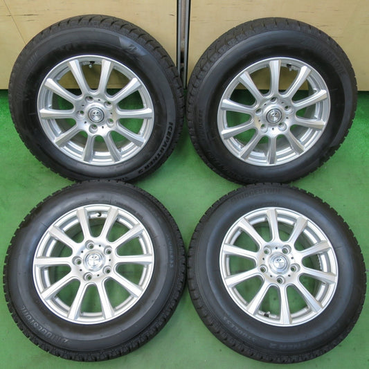 バリ溝！22年！キレイ！9.5分★スタッドレス 195/65R15 ブリヂストン アイスパートナー2 DEBOR 15インチ PCD114.3/5H★5030604イス