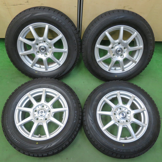 バリ溝！キレイ！ほぼ10分★スタッドレス 195/65R15 ブリヂストン ブリザック VRX VOLGA ヴォルガ 15インチ PCD114.3/5H★5062902イス