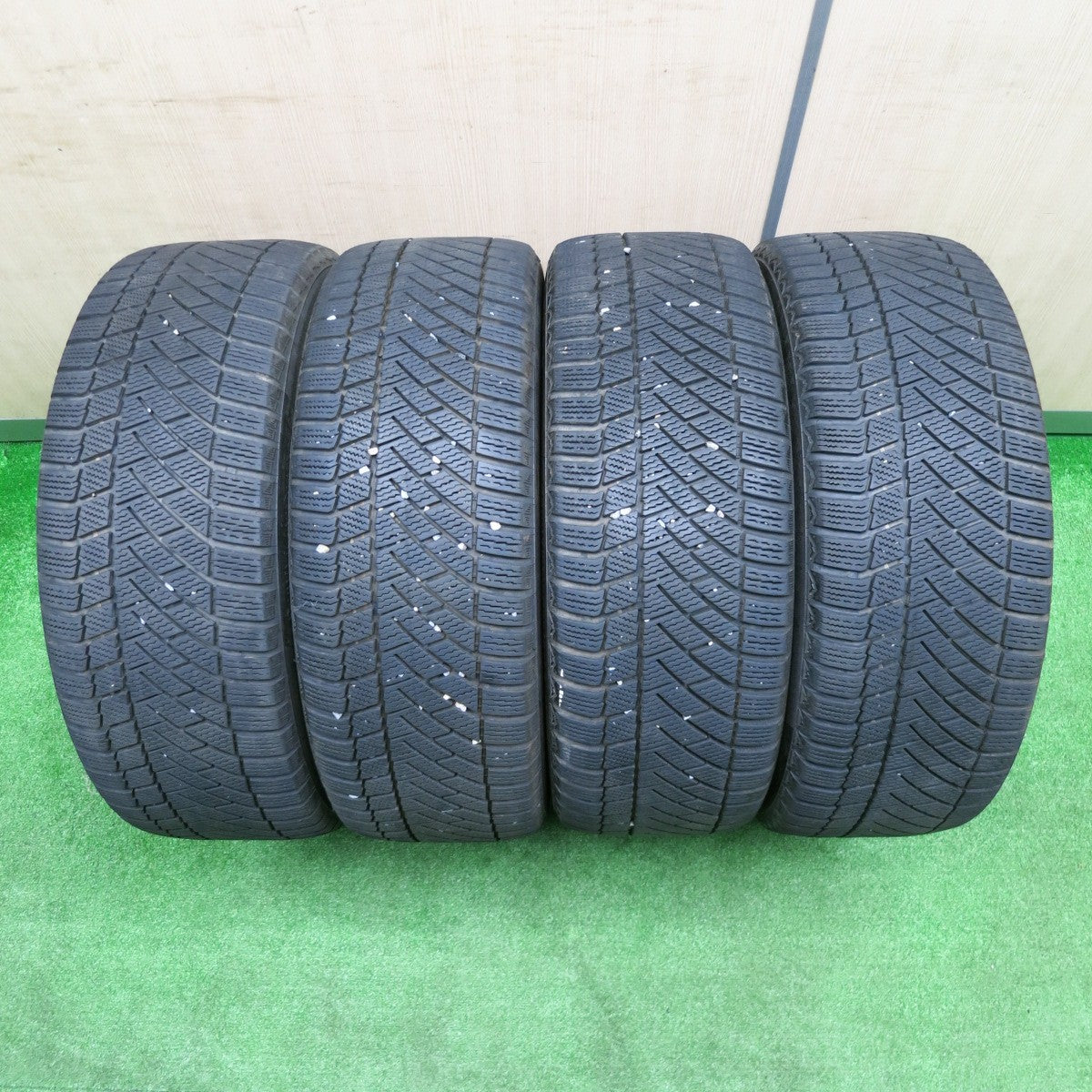 [送料無料] バリ溝！9.5分★LOXARNY EX BADX 225/45R18 スタッドレス コンチネンタル コンチバイキング コンタクト6 ロクサーニ PCD114.3/5H★4093004NJス