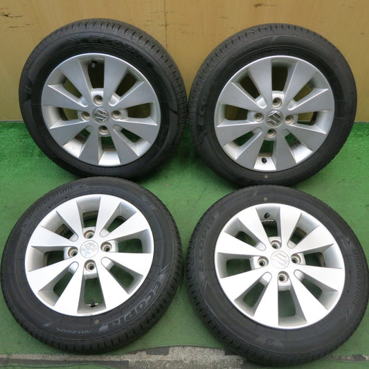 4本価格！23年★スズキ ワゴンR 純正 155/65R14 ブリヂストン エコピア NH200C 14インチ PCD100/4H★5083102HAノ