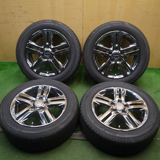 バリ溝！21年！9.5分★日産 セレナ 純正 AUTECH 195/60R16 ヨコハマ ブルーアース RV-02 16インチ オーテック PCD114.3/5H★5090103Hノ