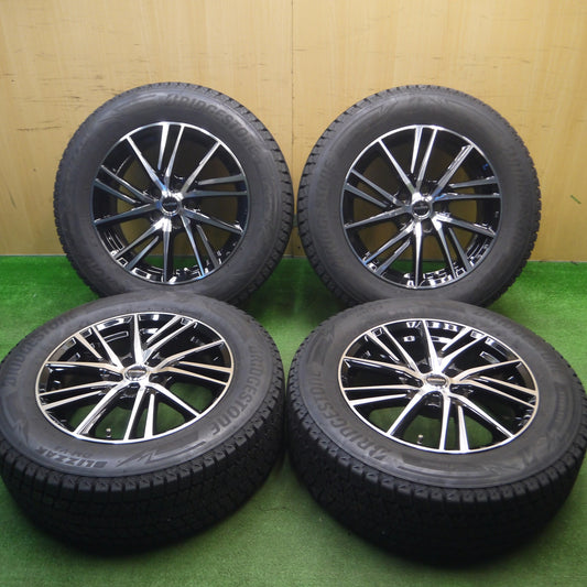 [送料無料] バリ溝！21年！キレイ！9.5分★スタッドレス 225/65R17 ブリヂストン ブリザック DM-V3 Laffite LW-06 ラフィット 17インチ PCD114.3/5H★5022805Hス