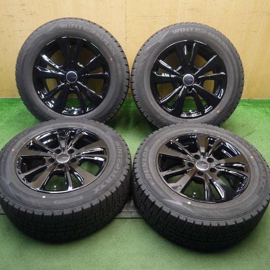 バリ溝！23年！キレイ！9.5分以上★FIAT フィアット 500X 等 smartline 215/60R16 スタッドレス ダンロップ ウインターマックス WM02 スマートライン 16インチ PCD110/5H★5092906Hス