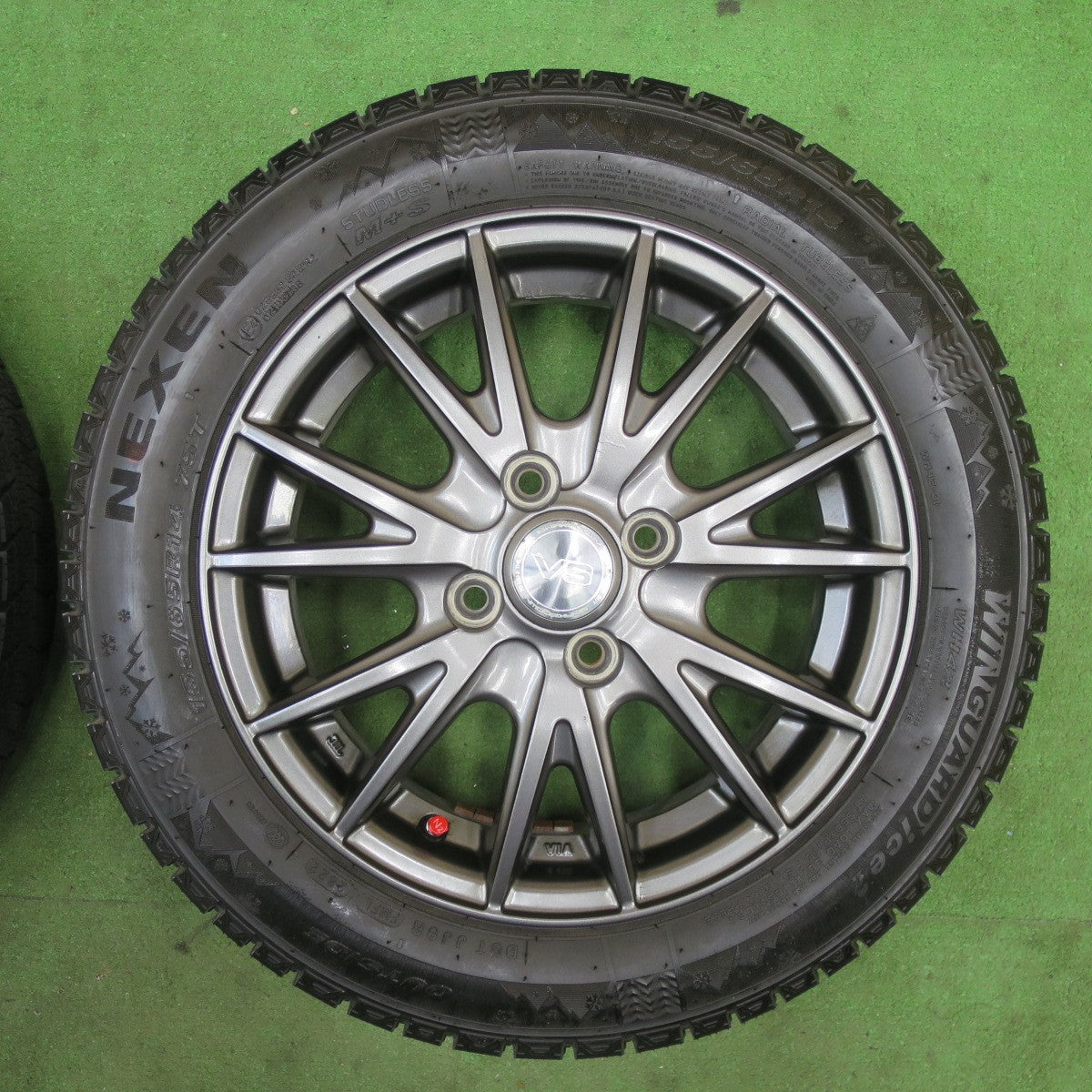 キレイ！22年★スタッドレス 155/65R14 ネクセン ウィンガード ice2 WH42 SHAKEDOWN VS シェイクダウン 14インチ PCD100/4H★5112203TTス