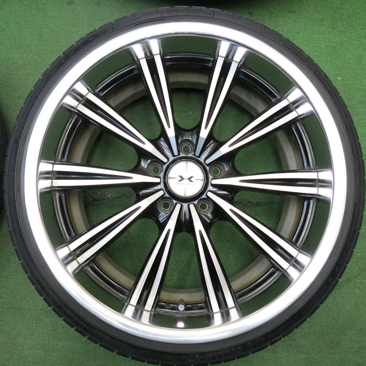 4本価格！22年★MAVERICK 110S SL CURL フランジ 215/35R19 225/35R19 ミネルバ ラジアル F205 マーベリック 19インチ PCD114.3/5H★5053101HAノ