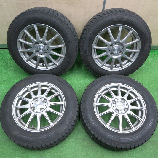 バリ溝！8.5分★スタッドレス 165/70R14 グッドイヤー アイスナビ6 ravrion LUMIERE ラブリオン 14インチ PCD100/4H★4123108HAス