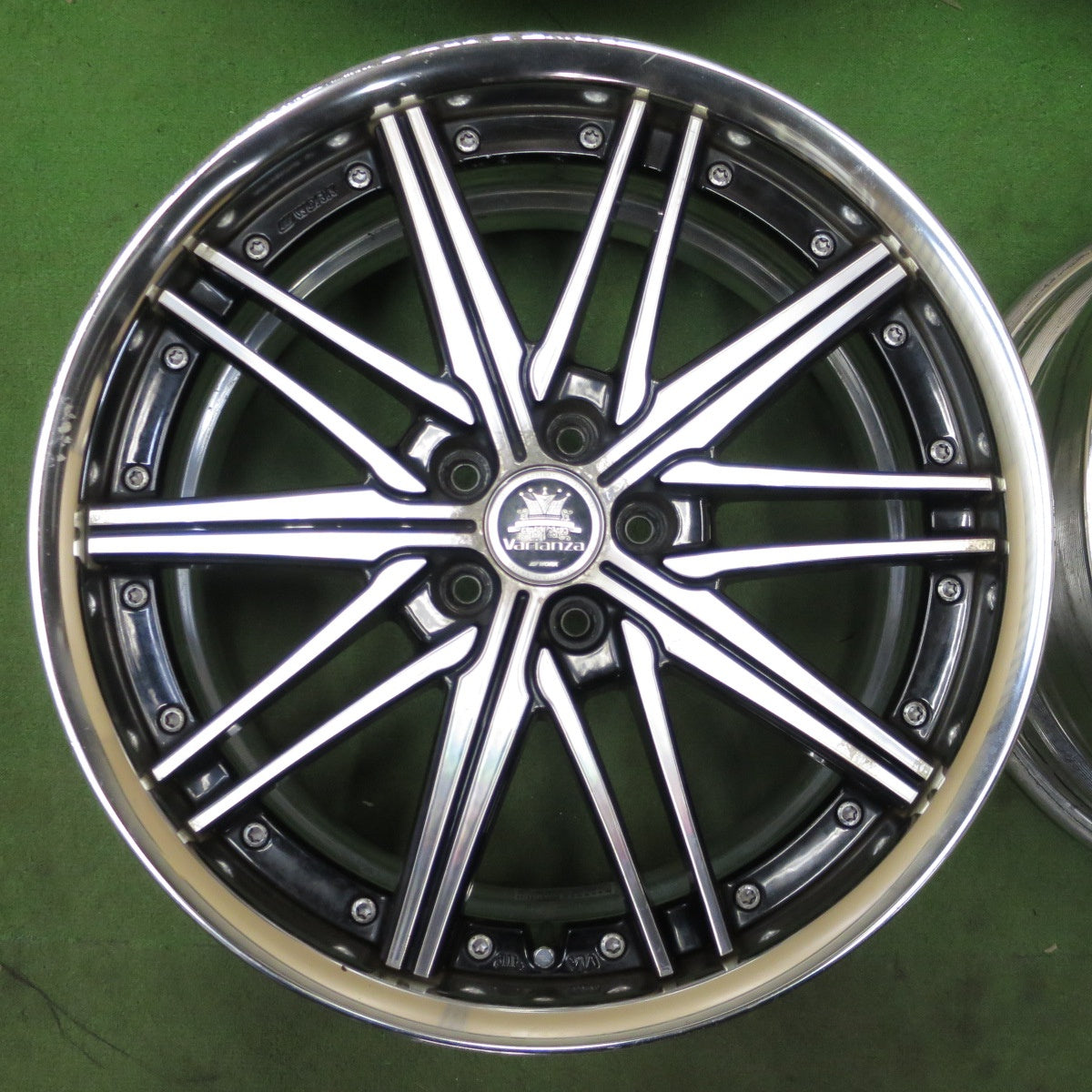 4本価格★WORK Varianza A6SN 18インチ ホイール ワーク ヴァリアンツァ 18×7.5JJ PCD100/5H★6062702NGホ
