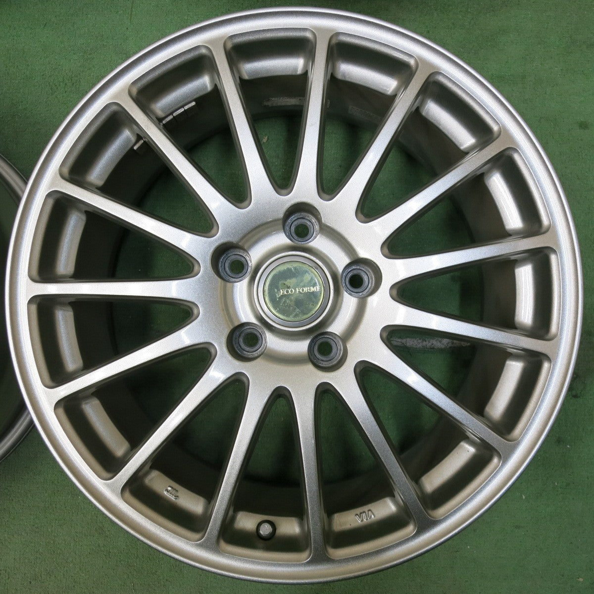 [送料無料] キレイ★ECO FORME ブリヂストン製 ホイール 17インチ エコフォルム 17×7J PCD114.3/5H★5021420SYホ