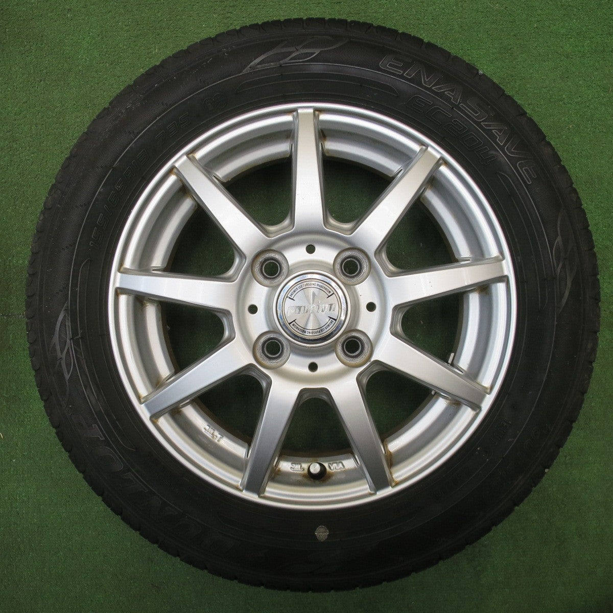 バリ溝！23年！8.5分★155/65R13 ダンロップ エナセーブ EC204 ravrion ラブリオン 13インチ PCD100/4H★6031802NJノ