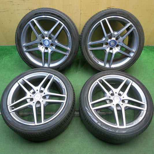 バリ溝！9.5分★ベンツ W212 Eクラス 純正 AMG 245/40R18 265/35R18 ヨコハマ BluEarth-A 18インチ PCD112/5H★5080209HAノ