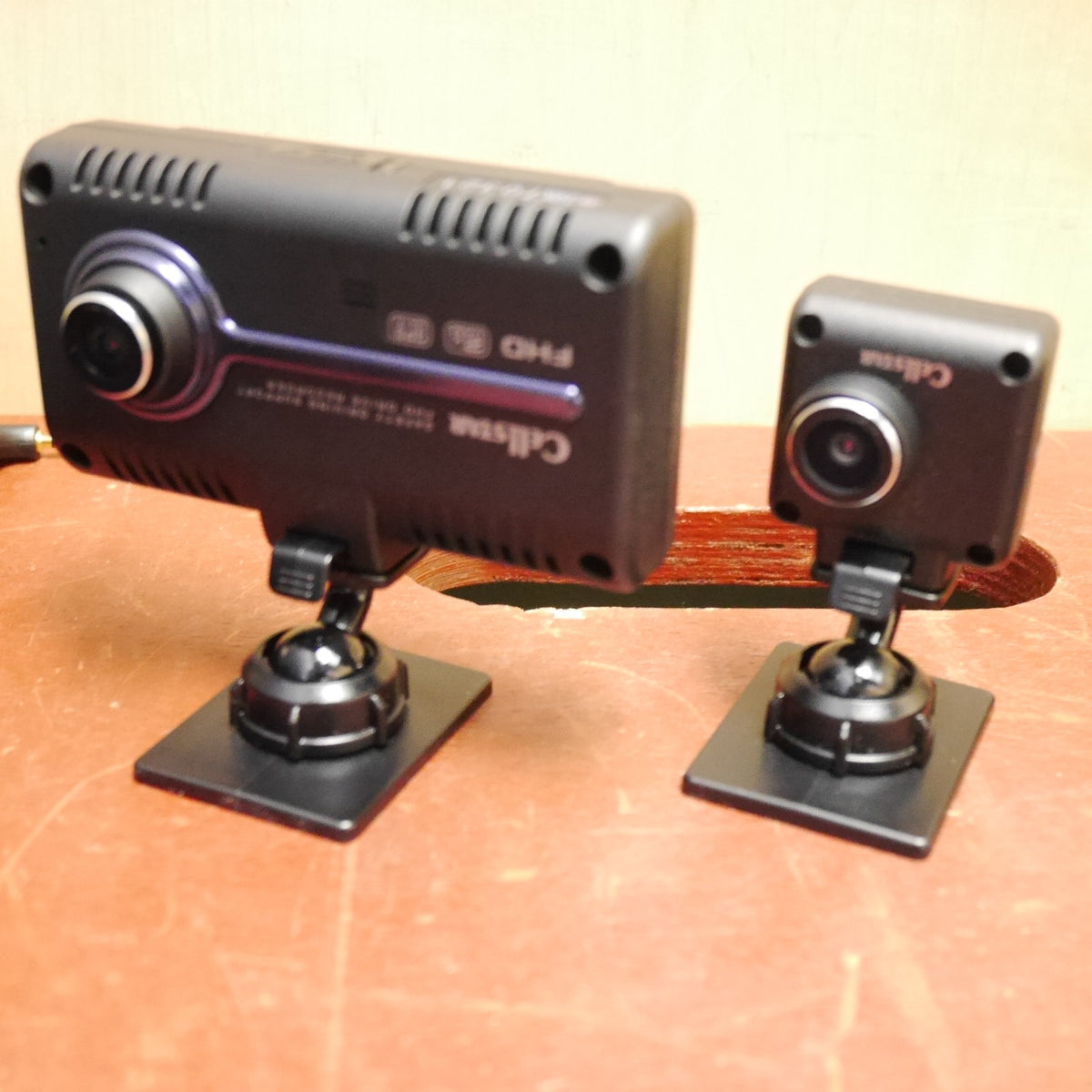 キレイ！付属品付き☆CELLSTAR セルスター 前後 2カメラ ドライブレコーダー CSD-790FHG CSD-CM01 ドラレコ フロント リア カメラ☆