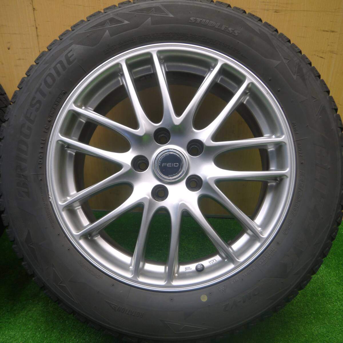 4本価格★スタッドレス 225/60R17 ブリヂストン ブリザック DM-V2 FEID 17インチ PCD114.3/5H★4082301Hス