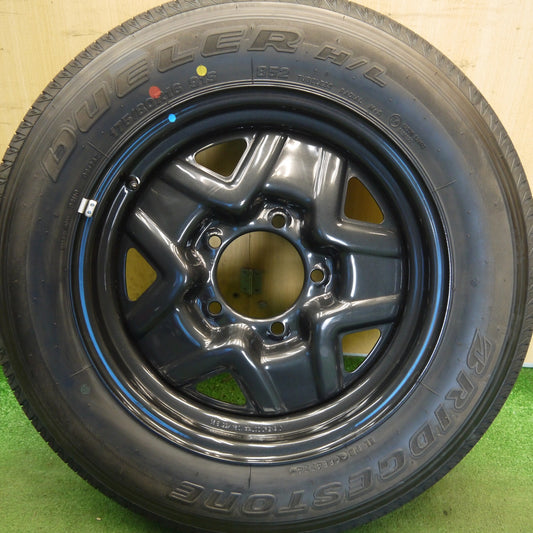 未使用！24年！1本◎スズキ JB64 ジムニー 純正 スチール 175/80R16 ブリヂストン デューラー H/L 852 DUELER スペア 16インチ PCD139.7/5H◎6071706Hノ