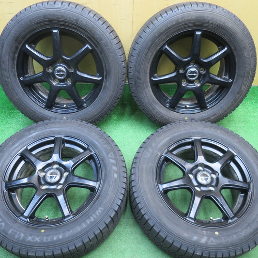 バリ溝！23年！9.5分★スタッドレス 215/60R16 ダンロップ ウインターマックス 03 PRD 社外 アルミ 16インチ PCD114.3/5H★5112702NJス