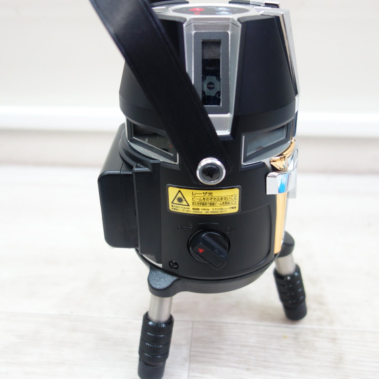 [送料無料] キレイ☆TAJIMA ブルー グリーン レーザー 墨出し器 ZEROBL-KJC ケース 受光器 充電池 アダプター 付き 電動 工具☆