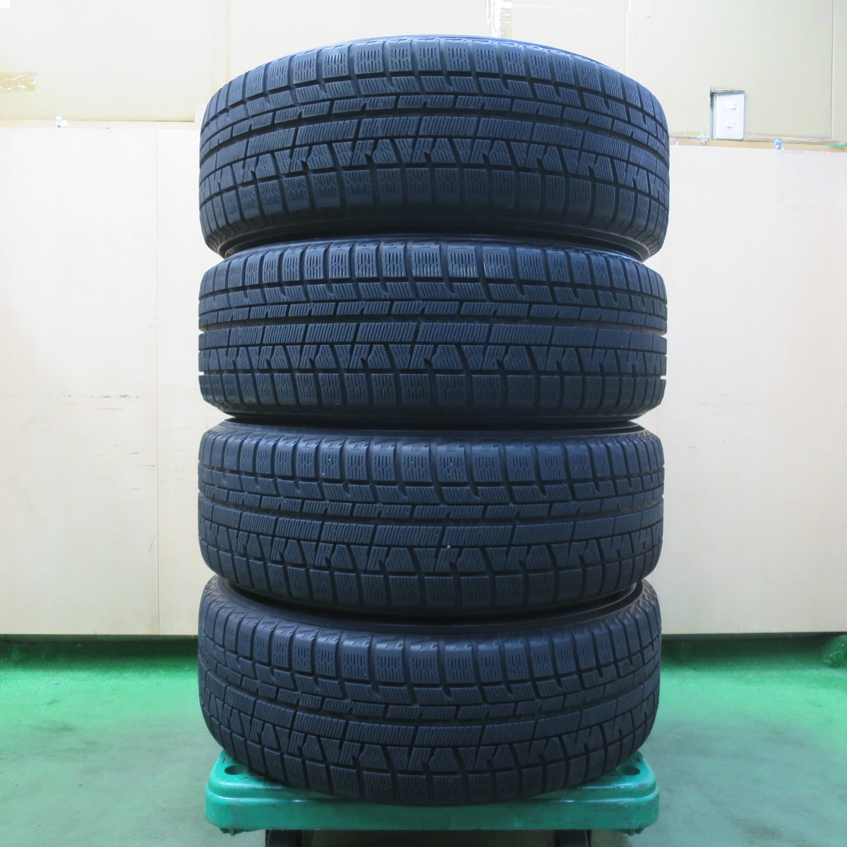 バリ溝！キレイ！9.5分★スタッドレス G.speed 225/60R17 ヨコハマ アイスガード iG50 プラス Gスピード 17インチ PCD114.3/5H★5110405イス