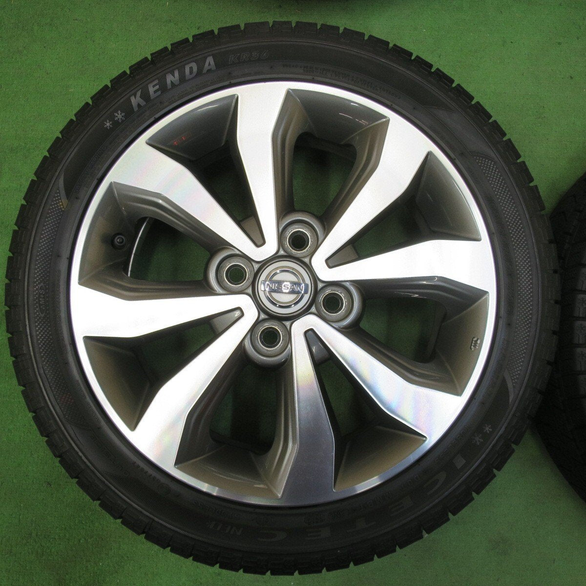 4本価格★日産 デイズ ルークス 純正 165/55R15 スタッドレス ケンダ KR36 アイステック ネオ 15インチ PCD100/4H★5013114イス