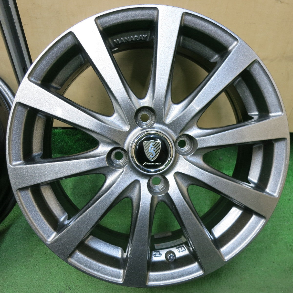キレイ☆MANARAY SPORT マナレイ スポーツ 15インチ ホイール 15×5.5J 