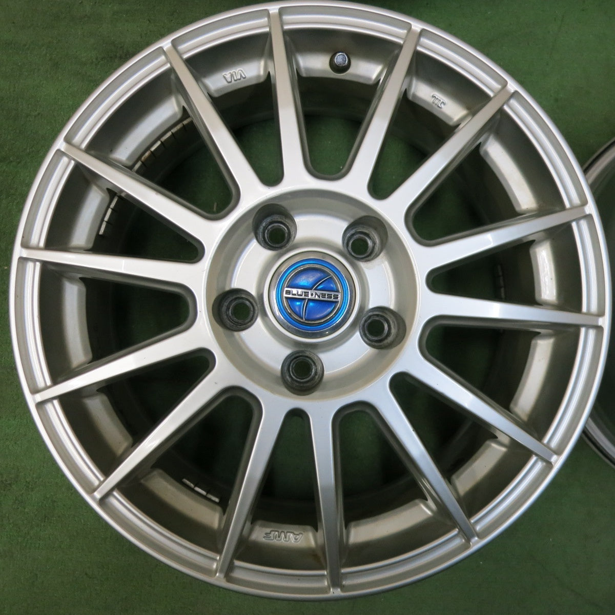[送料無料] 4本価格★BLUE・NESS BN/2 weds 16インチ ホイール ブルーネス ウェッズ 16×6.5J PCD114.3/5H★5021403SYホ