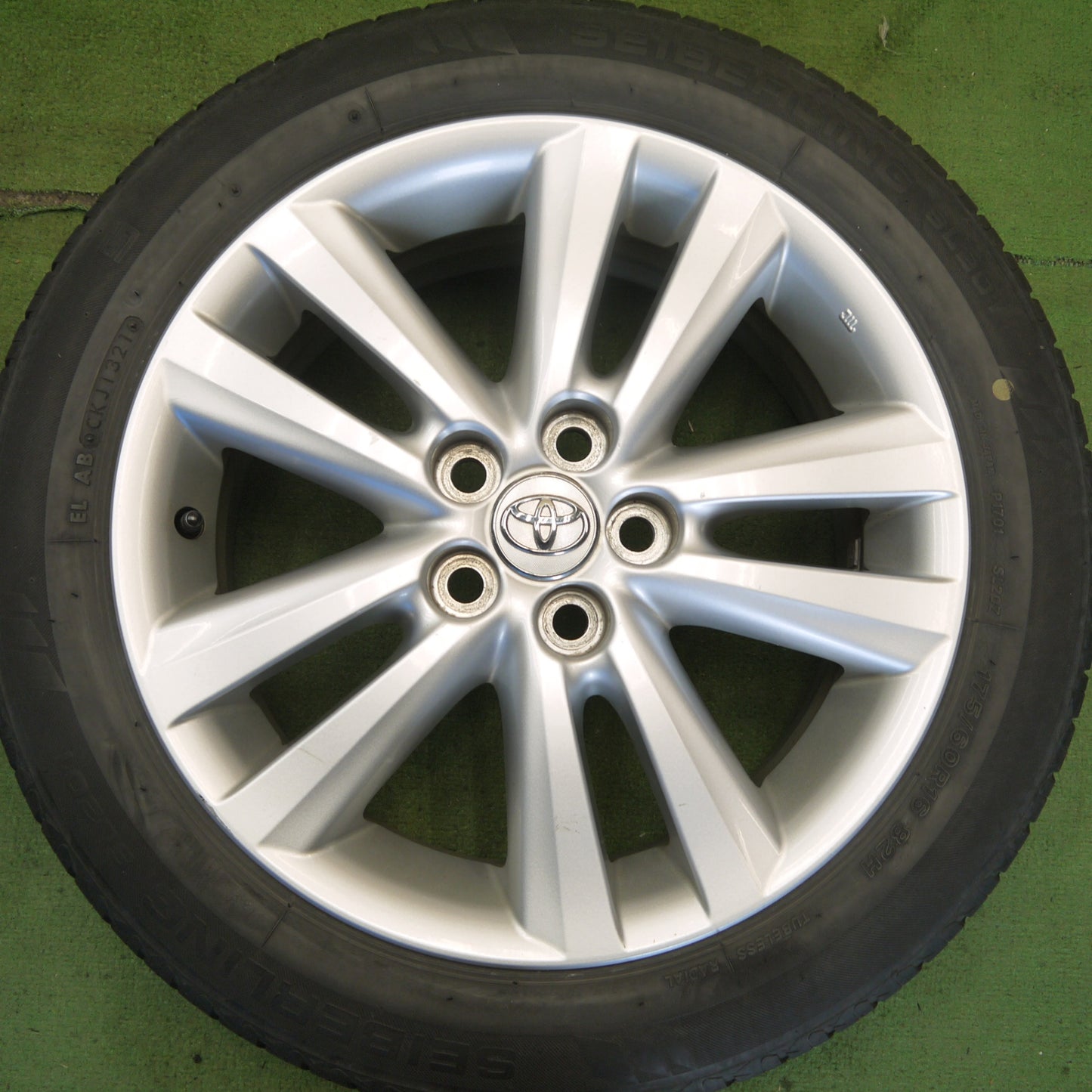 4本価格◎トヨタ 20系 ウィッシュ 純正 175/60R16 セイバーリング SL201 16インチ PCD100/5H◎6070708Hノ
