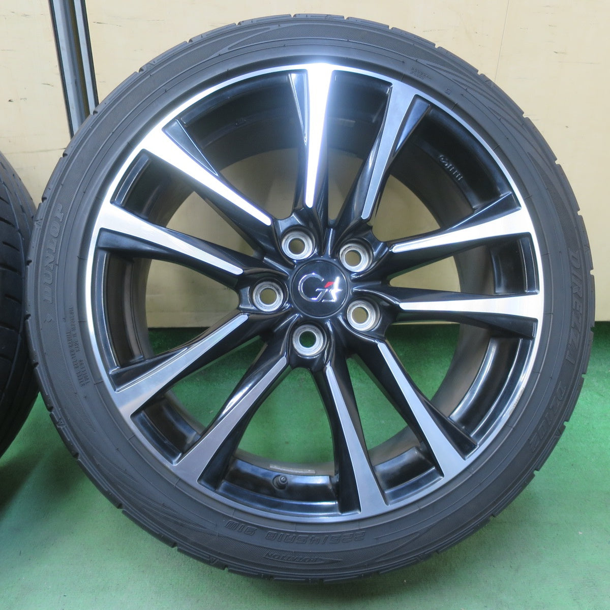 4本価格！23年★トヨタ プリウスα G'z 純正 ENKEI 225/45R18 ダンロップ DIREZZA DZ102 ディレッツァ エンケイ 18インチ PCD114.3/5H★6041305イノ