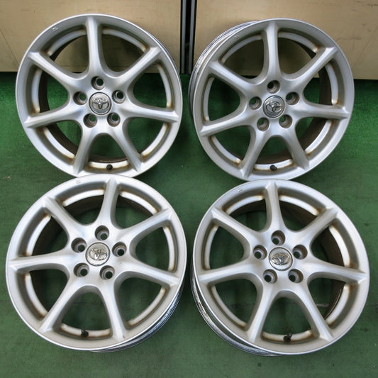 4本価格★トヨタ 50系 エスティマ 純正 ホイール 17インチ 17×7J PCD114.3/5H★5021406SYホ