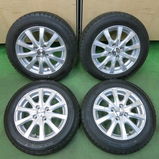 バリ溝！22年！9.5分以上★スタッドレス 165/65R14 グッドイヤー アイスナビ7 ravrion RS01 ラブリオン 14インチ PCD100/4H★5013006SYス