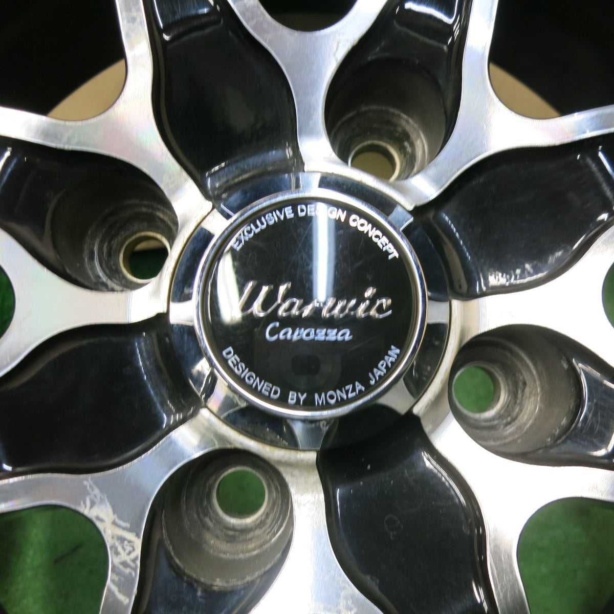4本価格★Warwic Carozza MONZA JAPAN 15インチ ワーウィック カロッツァ モンツァ ホイール 15×6J PCD100/4H★5042308SYホ