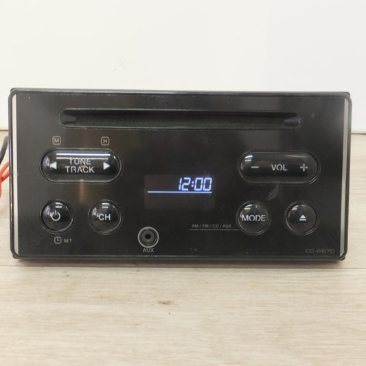 [送料無料] ★クラリオン製 ダイハツ 純正 ワイドシンプルCDチューナー PD-2976 CC-W67D 08600-K9032(64★