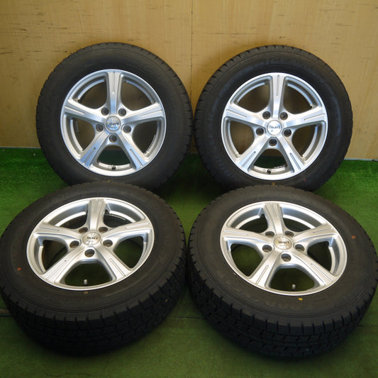 バリ溝！23年！キレイ！9.5分以上★スタッドレス 195/65R15 グッドイヤー アイスナビ7 smart MANARAY SPORT スマート マナレイ 15インチ PCD114.3/5H★6052607Hス