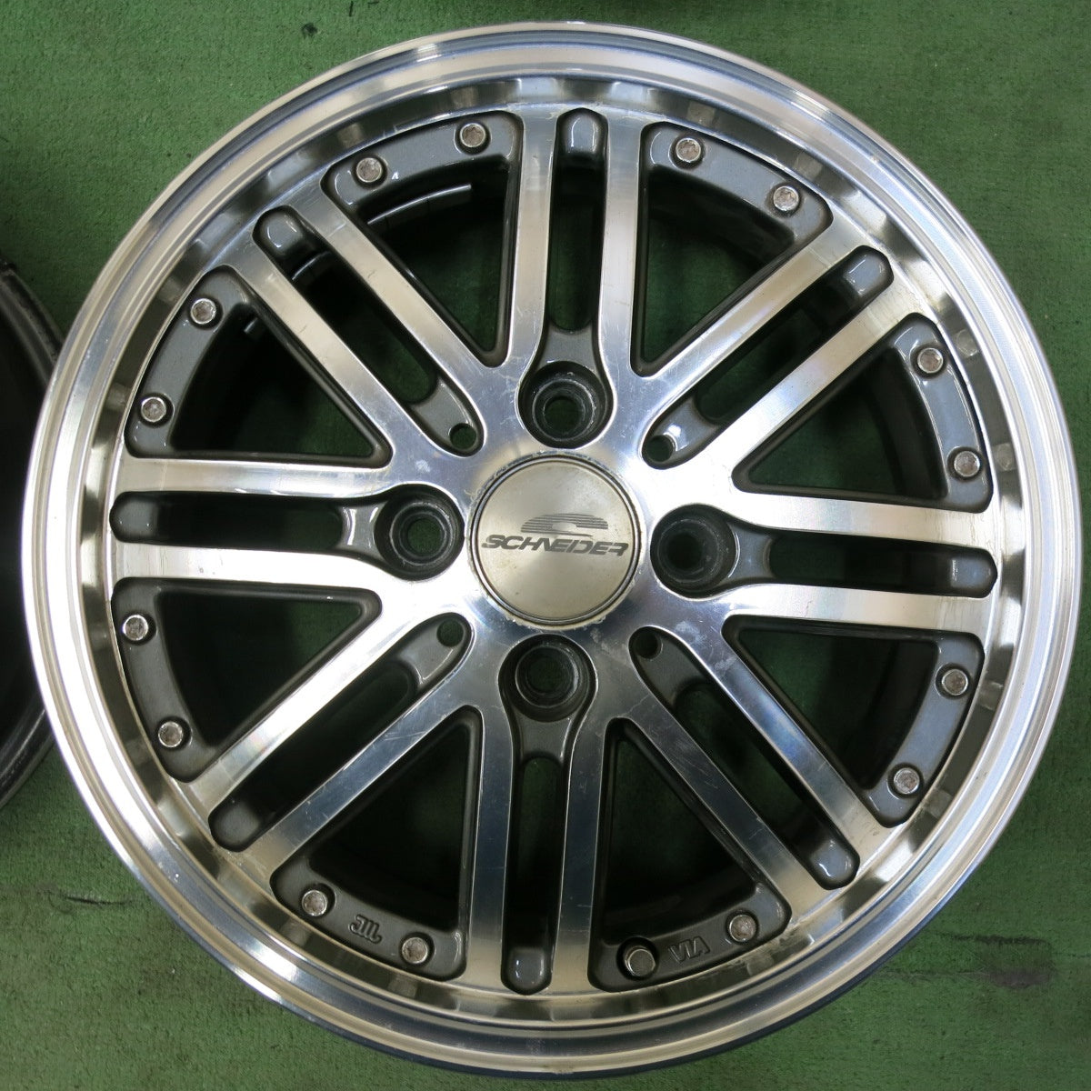 4本価格★SCHNEIDER シュナイダー 14インチ ホイール 14×4.5J PCD100/4H★5042502SYホ