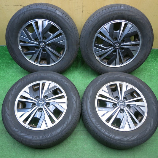 バリ溝！23年！9.5分★日産 C27 セレナ e-POWER 純正 195/65R15 ヨコハマ BluEarth-RV RV03 ブルーアース 15インチ PCD114.3/5H★6010502AKノ