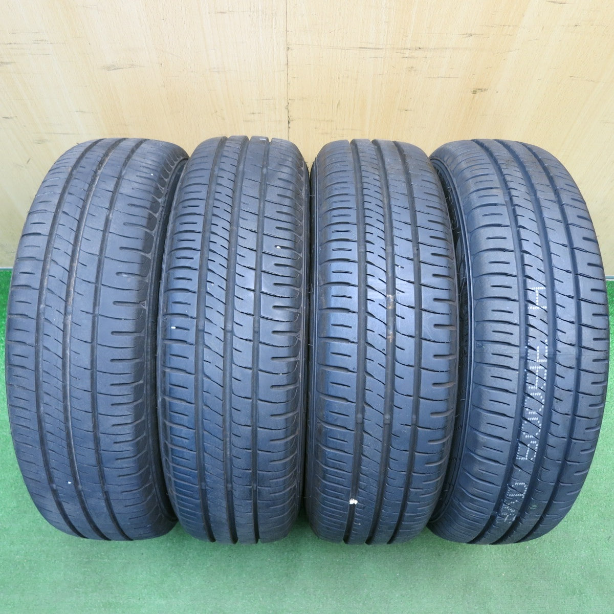 バリ溝！25年！ほぼ10分★トヨタ 160系 カローラ フィールダー 純正 スチール 175/65R15 ダンロップ エナセーブ EC204 15インチ PCD100/4H★6040502HAノ