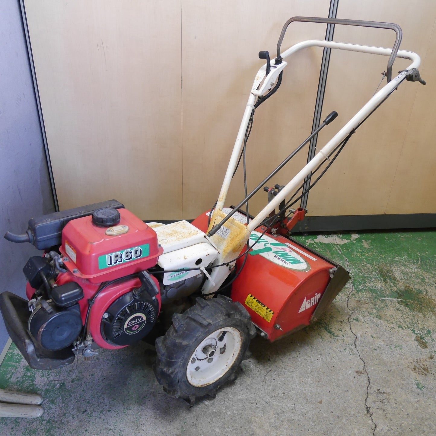 【岐阜発 直接引取限定】☆OREC アグリップ 小型 耕耘機 ミニスター IKS IR60 農用 トラクター 歩行型 オーレック 耕運機 耕うん機 管理機☆