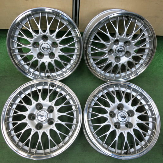 [送料無料] 4本価格★日産 純正 BBS CG22 ステージア グロリア シーマ 等 ホイール 16インチ 16×7JJ PCD114.3/5H★5012208SYホ