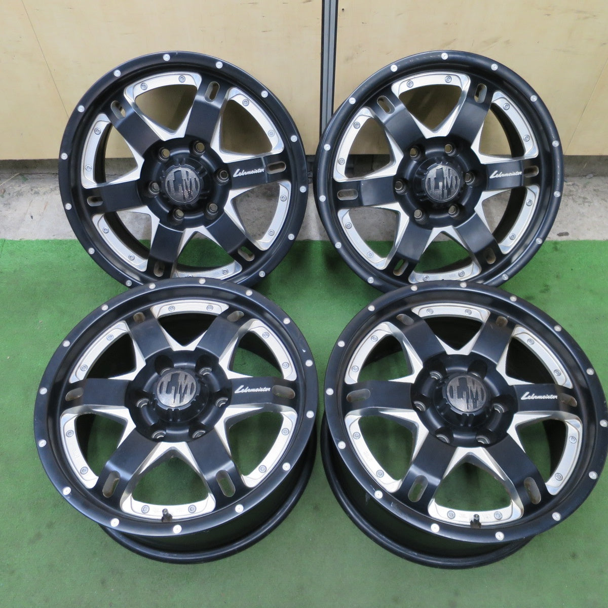 4本価格★Lehrmeister MASTRO 17インチ ホイール レアマイスター マストロ 17×7.5J PCD139.7/6H★6061701NGホ