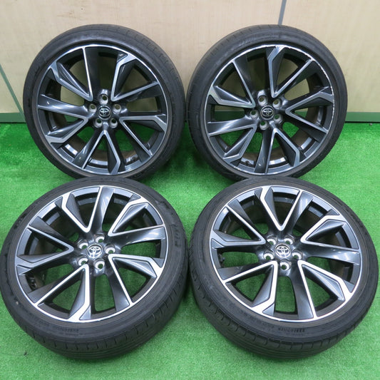 [送料無料] 4本価格！22年★トヨタ カローラ スポーツ GZ 純正 225/40R18 ダンロップ SPスポーツマックス 050 18インチ PCD100/5H★4092301HAノ