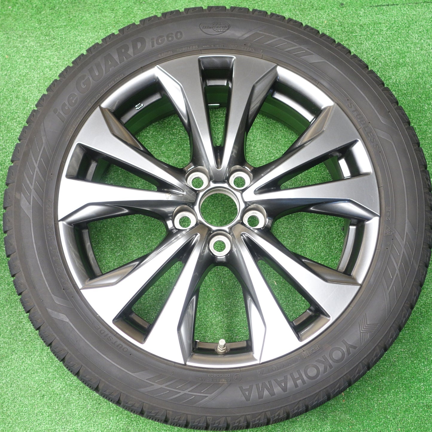 センサー付★レクサス UX Fスポーツ 純正 225/50R18 スタッドレス ヨコハマ アイスガード iG60 18インチ PCD114.3/5H★5120702KTス