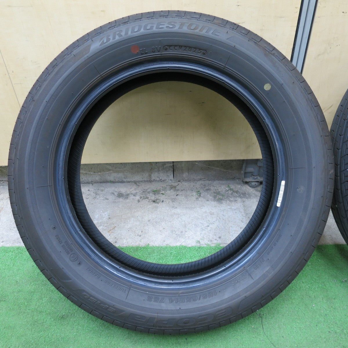 4本価格！25年◎155/65R14 ブリヂストン エコピア EP150 タイヤ 14インチ スペーシア ワゴンR タント ムーブ N-BOX 等◎6092102NGノタ