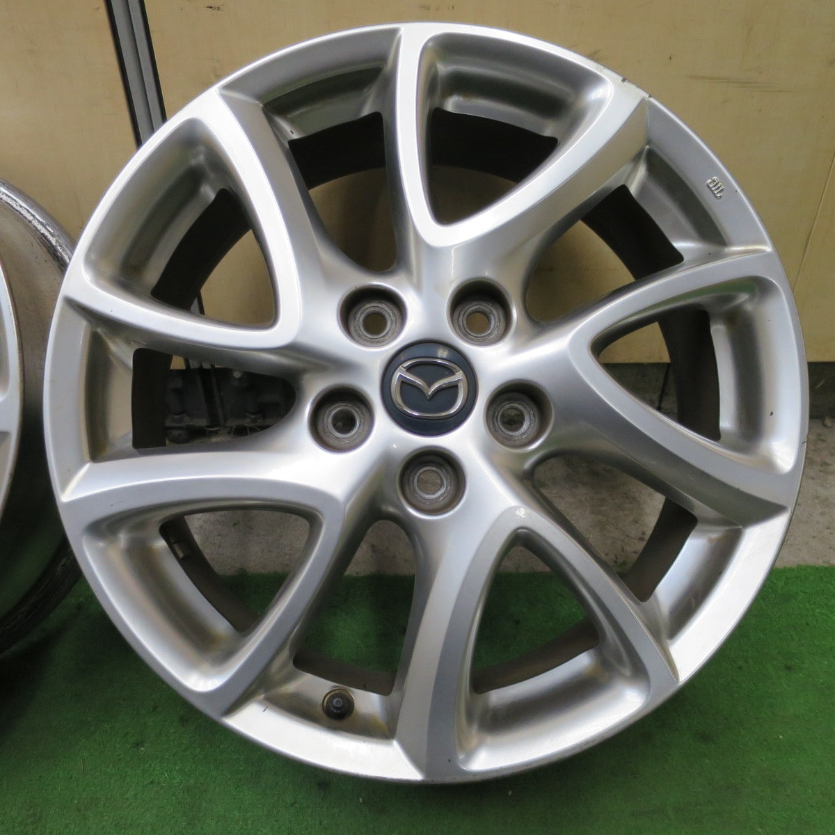 4本価格★マツダ アクセラ プレマシー 等 純正 ホイール 17インチ 17×6.5J PCD114.3/5H★6031001NGホ