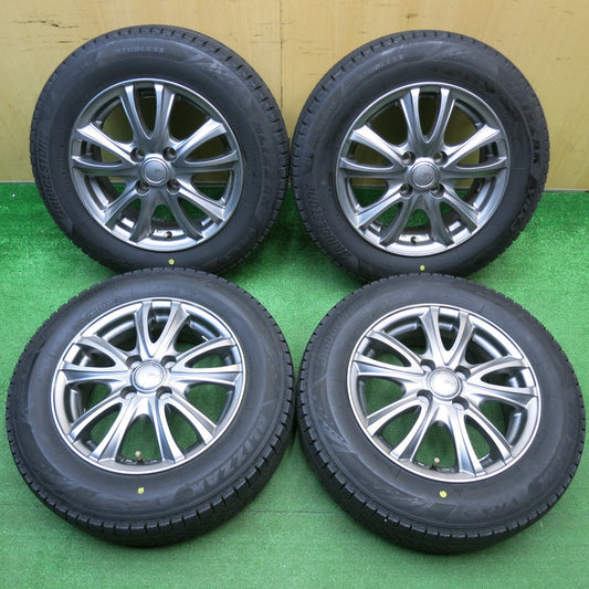 バリ溝！24年！9.5分以上★スタッドレス 165/70R14 ブリヂストン ブリザック VRX3 SIBILLA NEXT C5 シビラ 14インチ PCD100/4H★5122011HAス