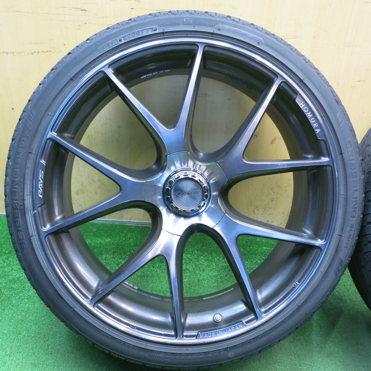 2本価格！23年◎RAYS HOMURA 2X5S 245/35R20 セイバーリング SL201 2×5S レイズ ホムラ 20インチ PCD114.3/5H◎6072907KKノ